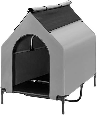 Fit Choice Elevated Dog House, Portable Dog House Crate for Indoor & Outdoor, Water Resistant Bre... | Amazon (US)
