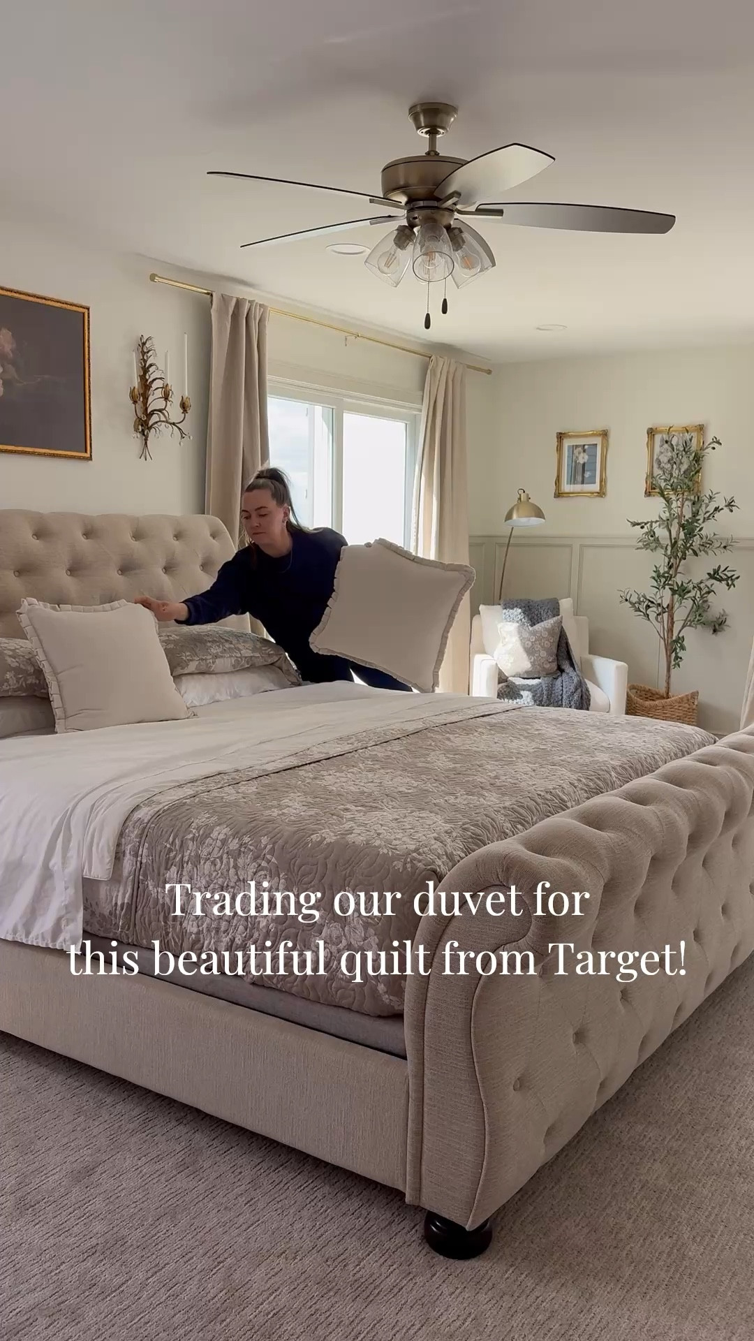 This quilt is so beautiful, soft, and affordable! @Target 

#LTKHome #LTKmomlife