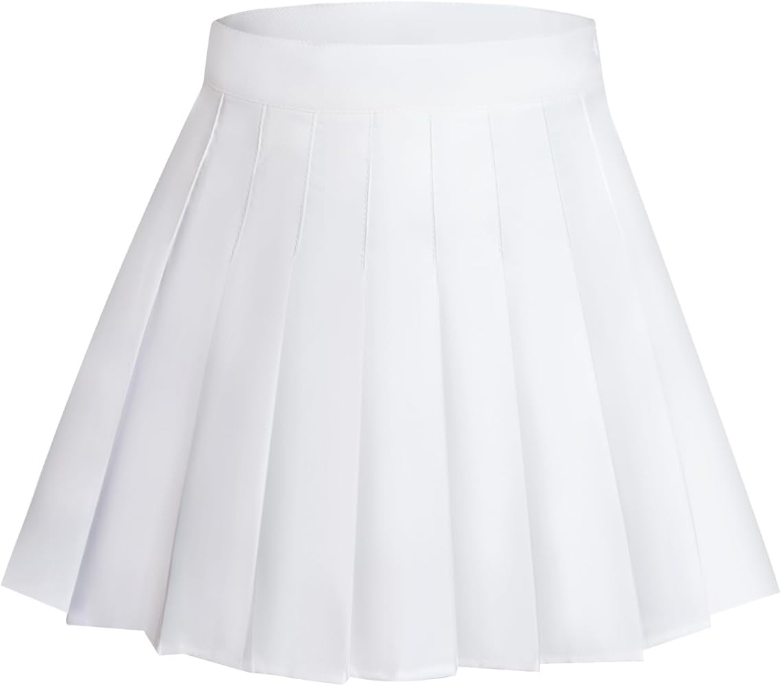 Womens Girl High Waisted Pleated Skirt A-Line Mini Skirt School Uniform Skater Tennis Skirts with... | Amazon (US)