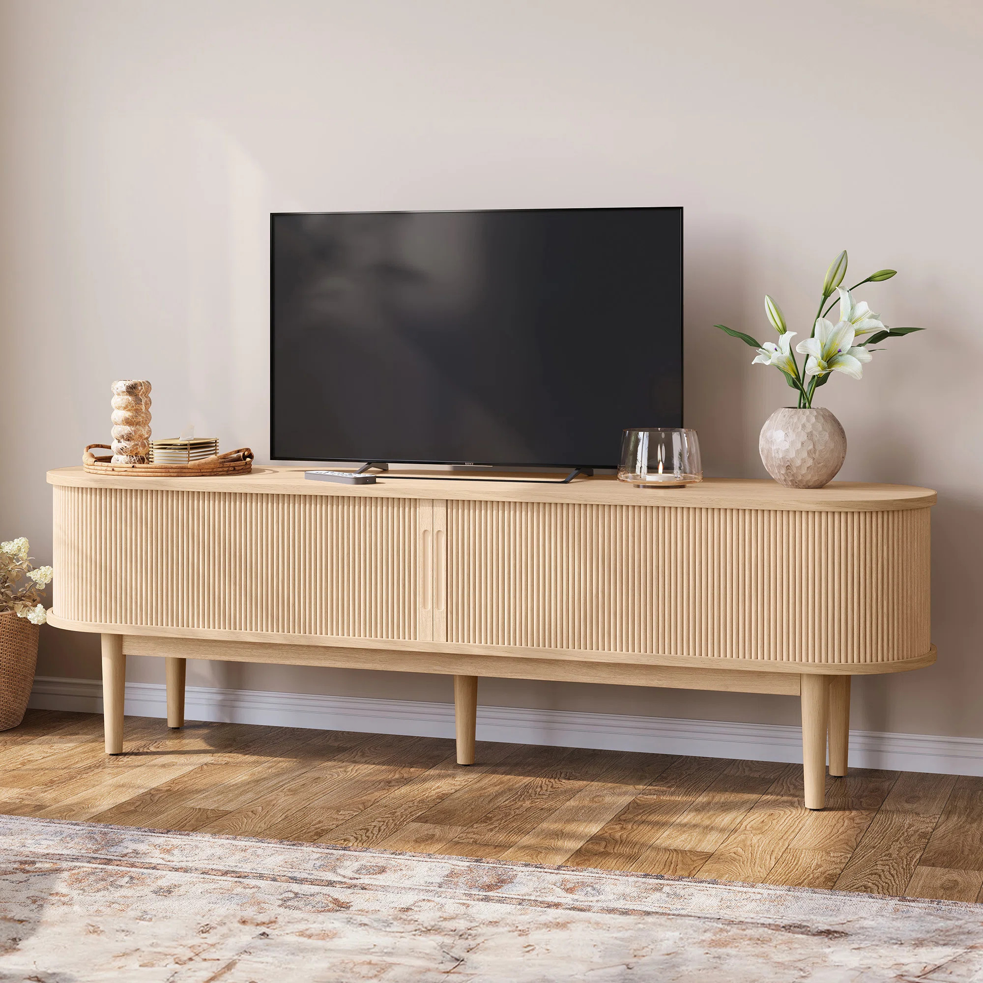 Leathia TV Stand For Tvs Up To 75" | Wayfair North America