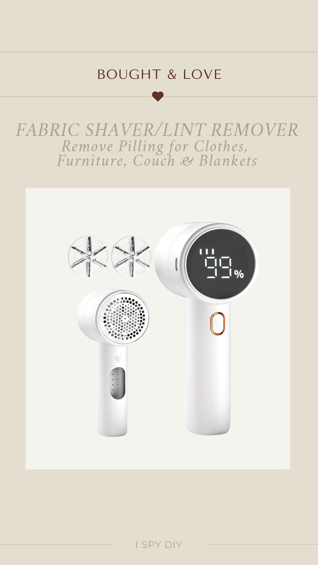 This fabric shaver is magic! Totally saved my pilled couch and made it look new! 