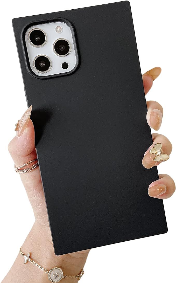 Cocomii Square Silicone iPhone 13 Pro Case, Slim Thin Matte Silky Soft Touch Microfiber Lining Mi... | Amazon (US)