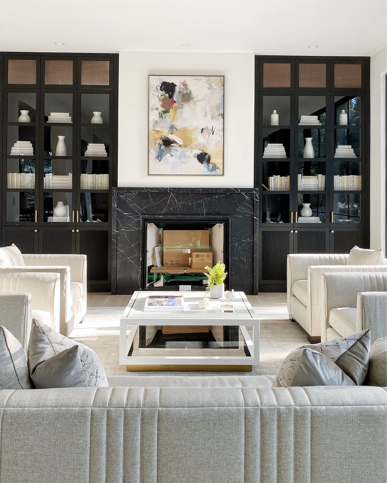 Luxury styled living room and home decor inspiration! #interiordesign #homestaging #livingroomstyle #homedecor 

#LTKstyletip #LTKfamily #LTKhome