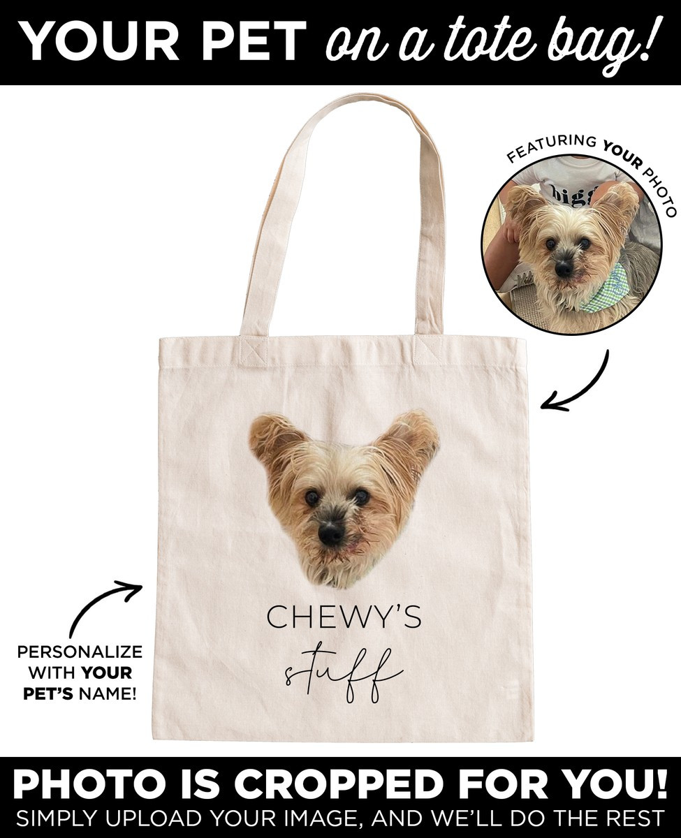 Personalized Pet Tote Bag | Type League Press