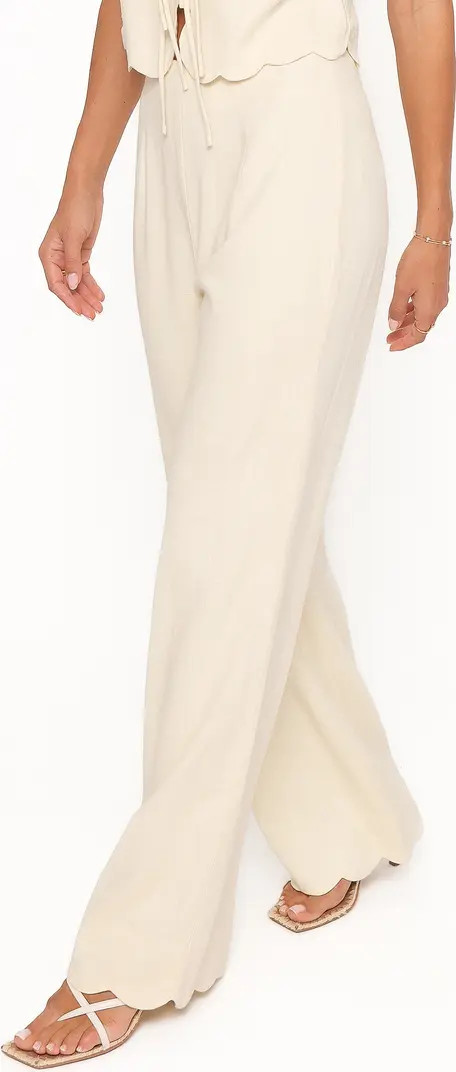 Petal & Pup Jensen Scallop Hem Pants | Nordstrom | Nordstrom
