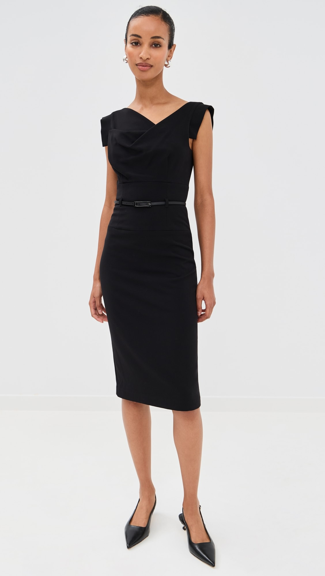Black Halo Jackie O Belted Dress | Shopbop | Shopbop