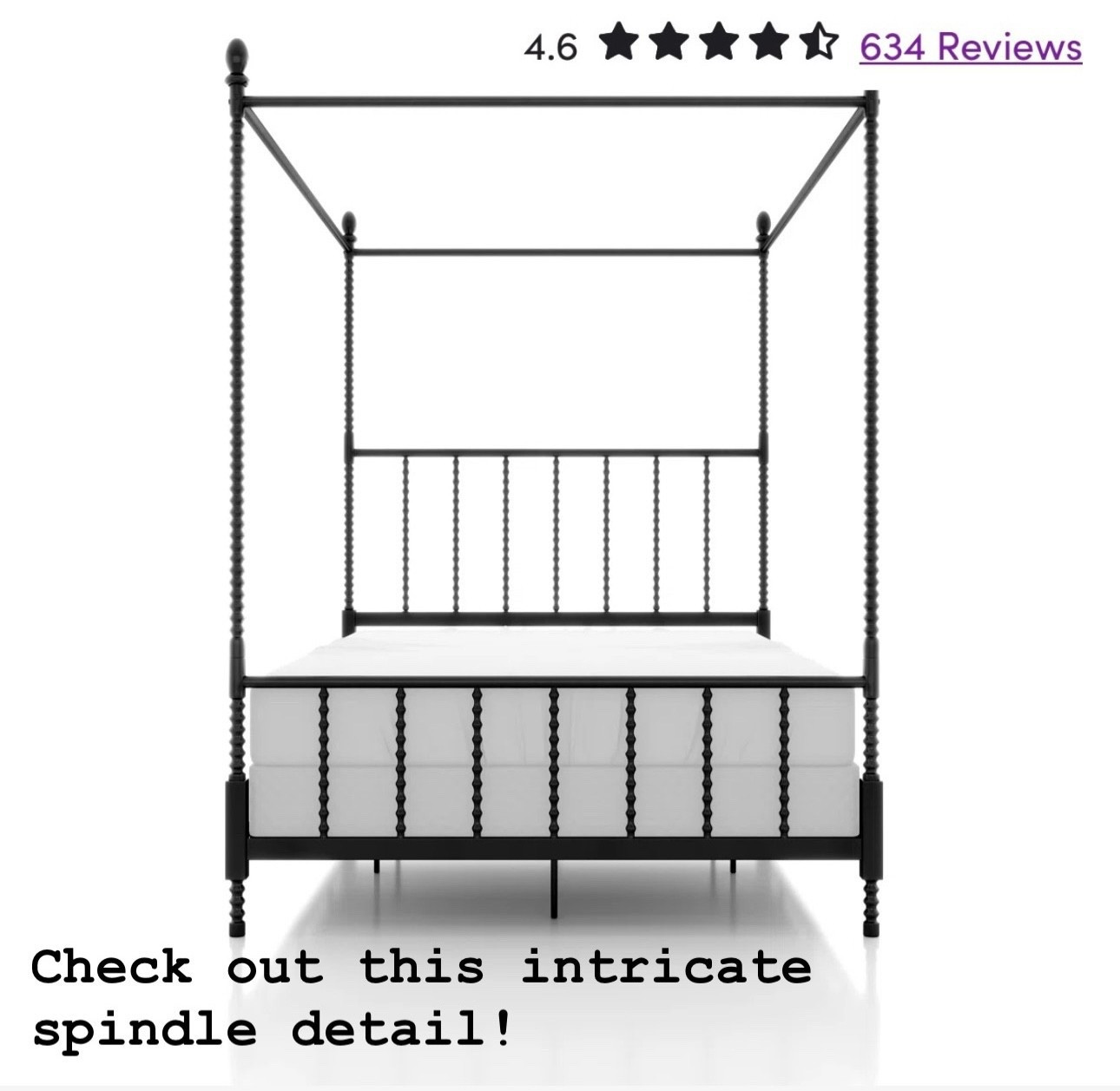 Luxe bedroom vibes for less ✨ This iron canopy bed is giving high-end energy without the designer price tag. Timeless, modern traditional, elegant, and perfect for an instant bedroom upgrade—especially while it’s on sale.

iron canopy bed sale, luxe canopy bed look for less, affordable luxury bedroom furniture, modern iron canopy bed, hotel style bedroom on a budget, elegant canopy bed frame, bedroom refresh ideas, statement bed frame sale, home decor deals, luxury bedroom aesthetic, budget friendly bedroom upgrade, trending bedroom furniture, LTK home finds, Pinterest home decor inspiration, stylish canopy bed under budget

#LTKSaleAlert #LTKHome