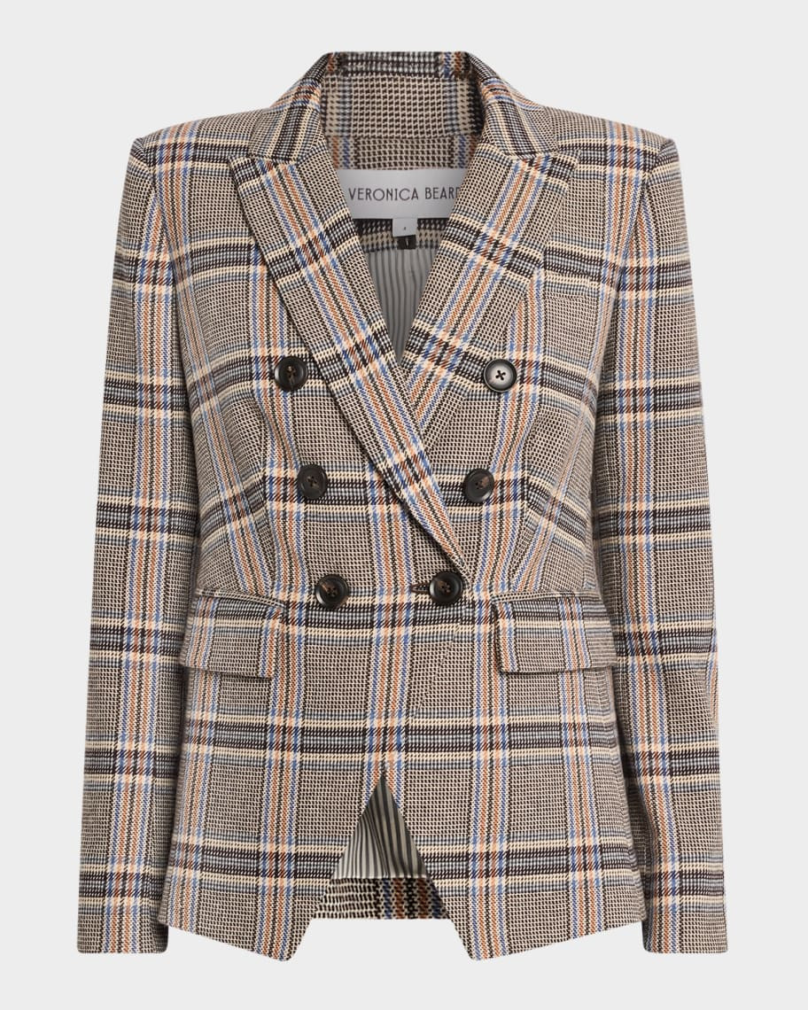 Veronica Beard Miller Dickey Jacket with Elbow Patches | Neiman Marcus