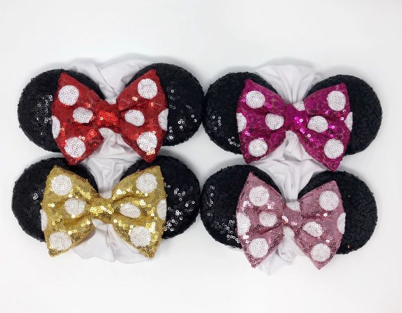Dotty || Minnie Ears Headwrap || Minnie Ears Turban || Minnie Ears for Babies || Disney Accessory | Etsy (US)