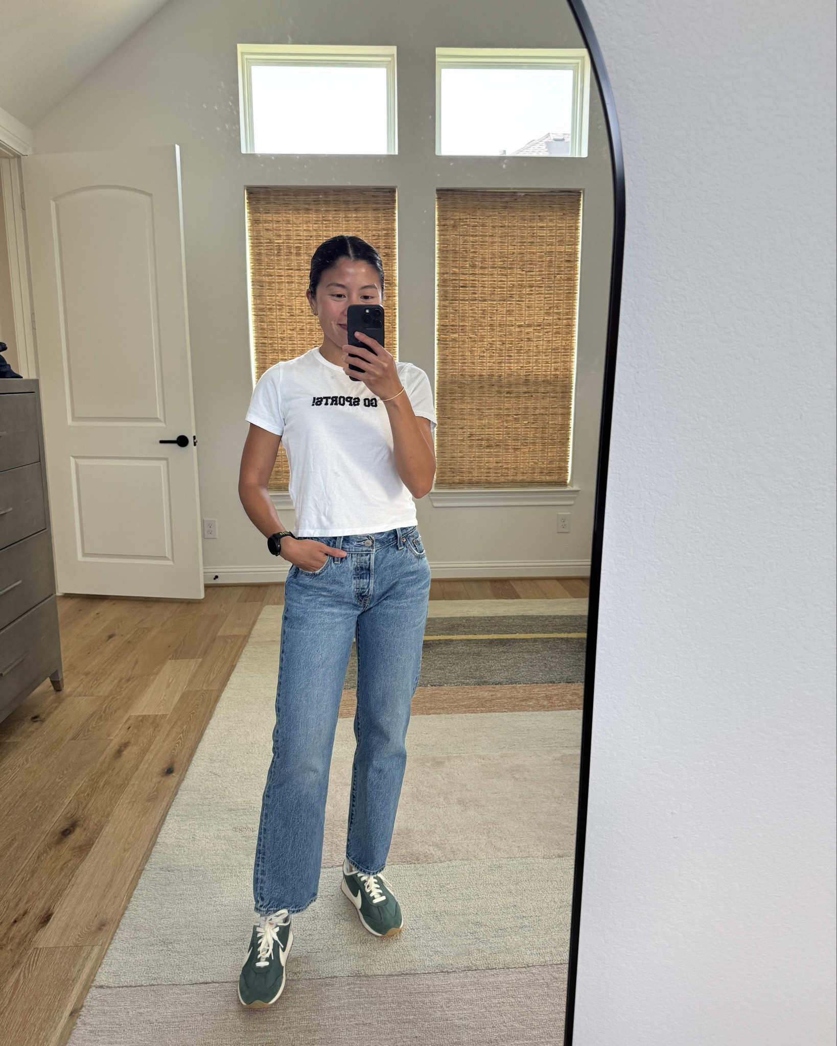 go sports!! 👍 jeans are in the sweetest taboo medium wash no stretch 

#LTKFindsUnder100 #LTKSeasonal #LTKStyleTip