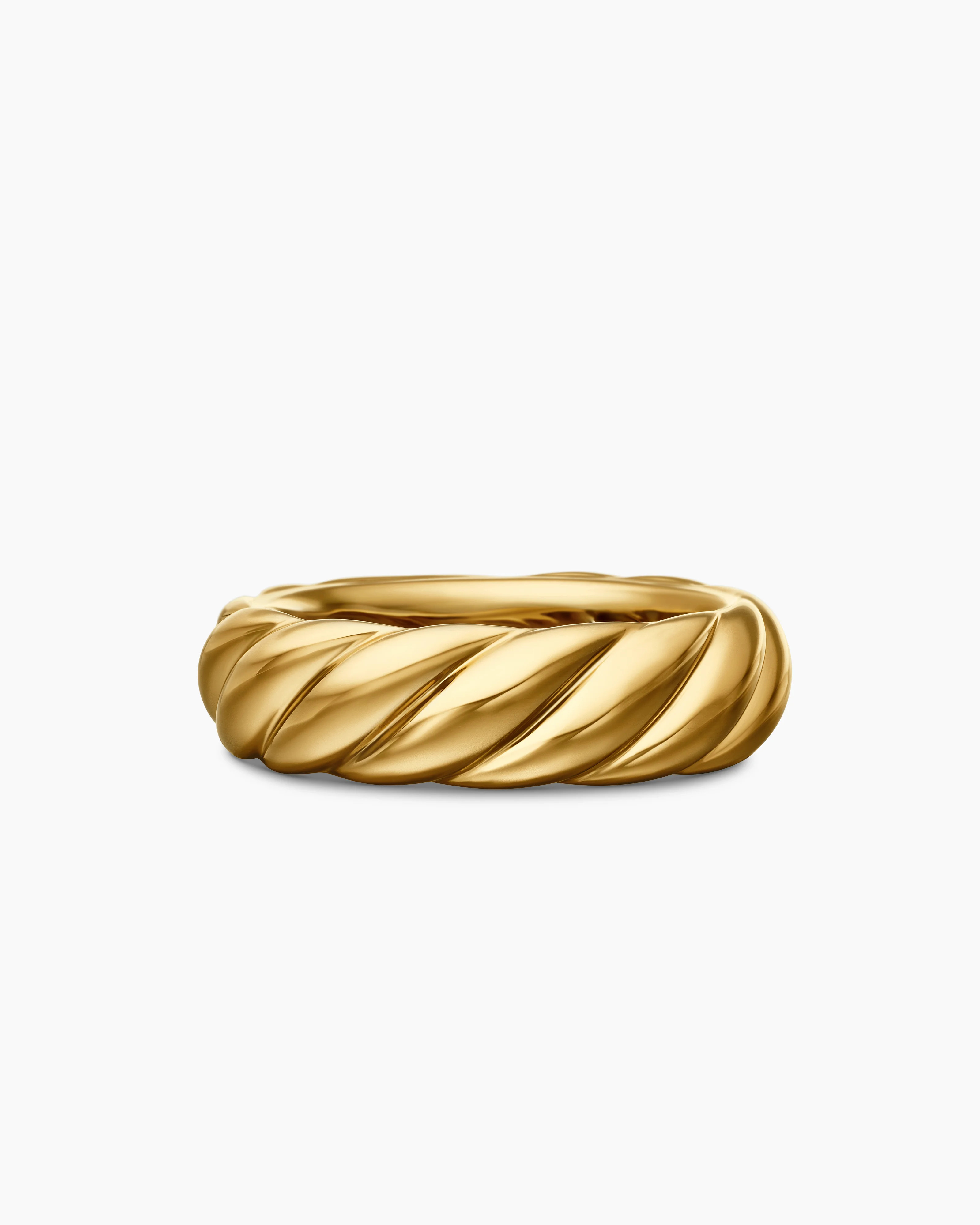 Sculpted Cable Band Ring | David Yurman