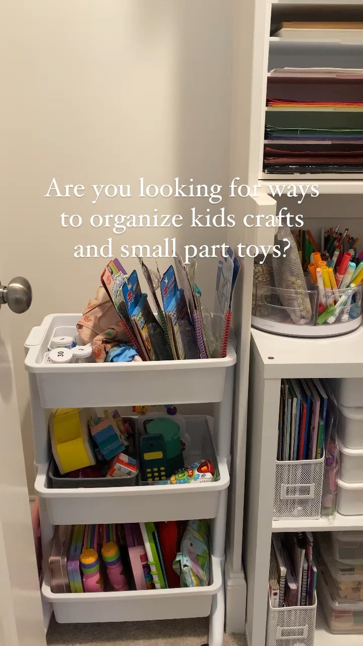 Four of my favorite things to keep kids arts, crafts and small toys organized. 

#LTKhome #LTKfamily #LTKkids