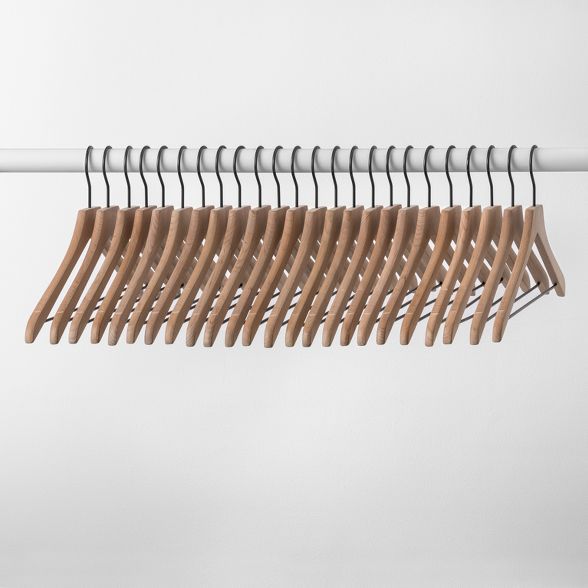 24pk Wood Hanger - Made By Design™ | Target