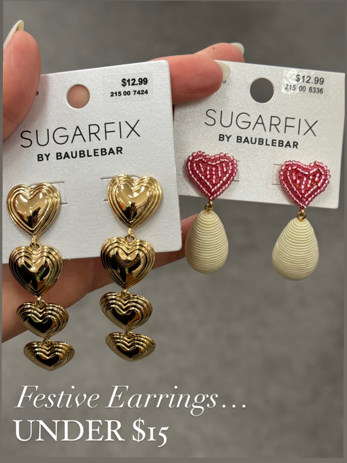 How fun are these earrings for a festive Valentine’s Day!  Always love some heart jewelry.

#HeartJewelry #ValentinesJewelry #ValentinesDay #ValentinesDayGifts #Valentinegifts #Under15 #LastminuteValentines #HeartAccessories

#LTKfindsunder50 #LTKSeasonal #LTKstyletip