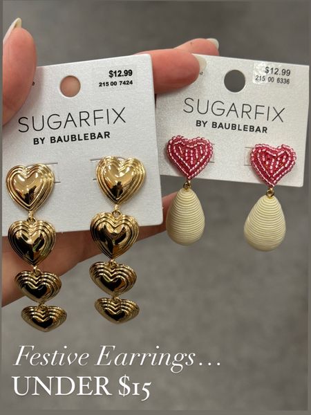 How fun are these earrings for a festive Valentine’s Day!  Always love some heart jewelry.

#HeartJewelry #ValentinesJewelry #ValentinesDay #ValentinesDayGifts #Valentinegifts #Under15 #LastminuteValentines #HeartAccessories

#LTKfindsunder50 #LTKSeasonal #LTKstyletip