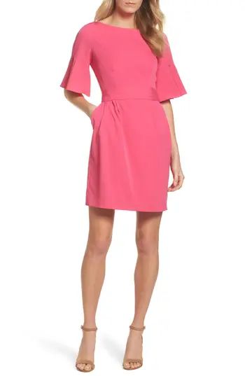 Women's Eliza J Bell Sleeve Sheath Dress | Nordstrom