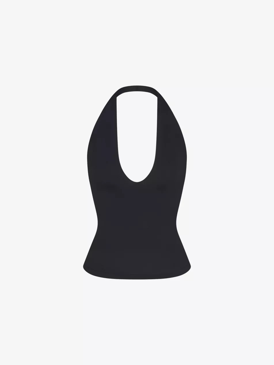 Smooth Layers Halterneck Modal-Jersey Top | Selfridges