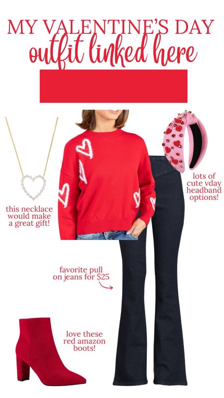 Valentine’s Day outfit 

#LTKstyletip #LTKfindsunder50 #LTKSeasonal