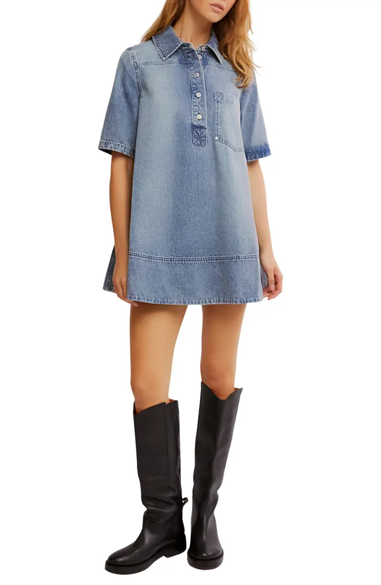Remino Denim Minidress | Nordstrom