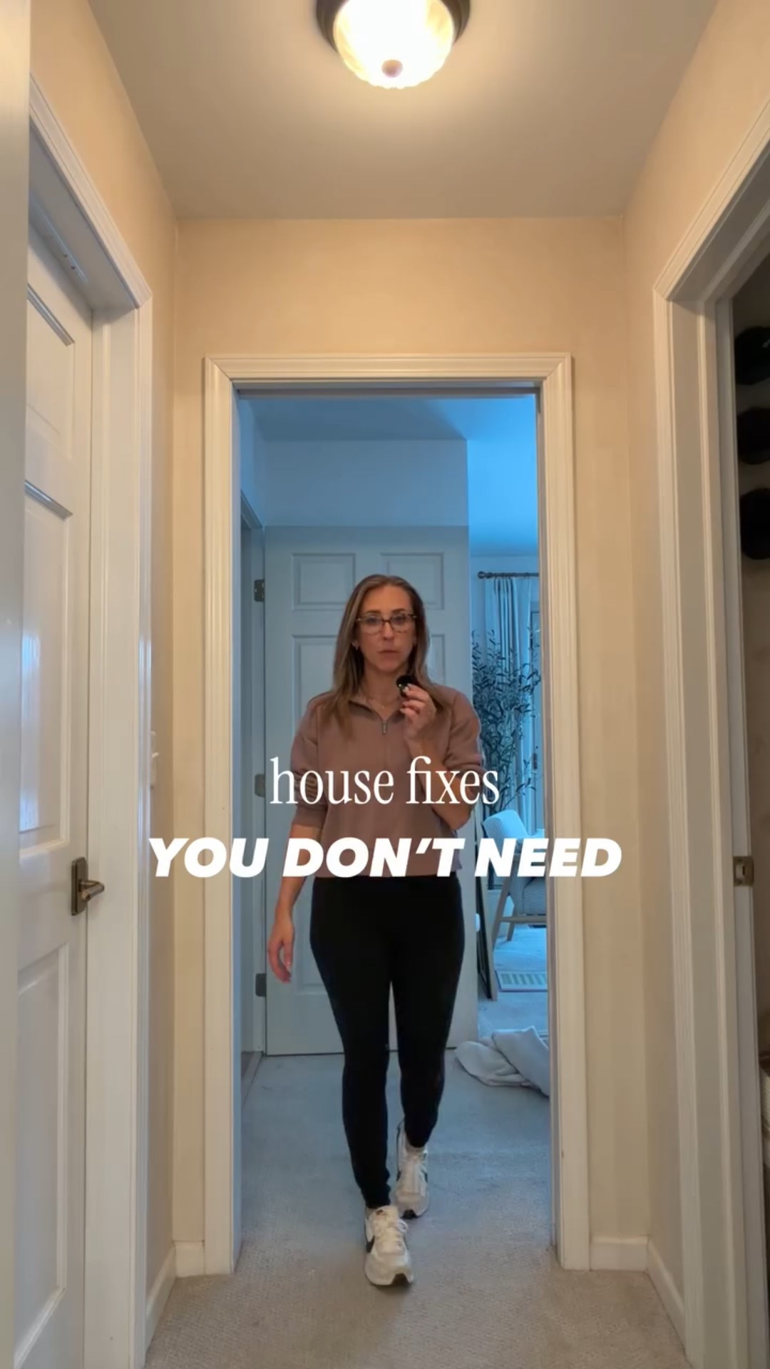 Is anyone else tired of looking at their ugly boob light? I feel like every house has at least one. 😵‍💫 Will you join me in making the boob light extinct? 😂 Changing a light fixture can feel really intimidating, but it’s actually super easy and very beginner friendly!

Make sure you always turn off your power first before handling the wires. Unscrew the fixture, and when you can see the wiring, make sure you separate them, unscrew the wire nuts, and make sure that none of the wires touch. Remove any mounting plate that is currently there from the old light and use the screws provided with your new fixture to install the new mounting plate. Lineup your two black wires from the ceiling and your new light and screw a wire not on clockwise. Gently tug on each wire to make sure that you have a tight fit. Do the same thing with the white wires. Some fixtures have a copper wire and some do not. If it does, wire it together with the copper wire coming from the ceiling. If it doesn’t, just take the one coming from the ceiling and wrap it around the green grounding, screw, and tighten. Next screw your light fixture into the mounting plate and BAM 💥 NO MORE BOOB LIGHTS!!

#diyhomeprojects #diytutorial