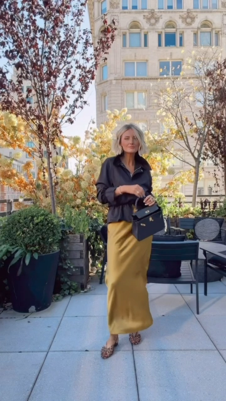 This jacket is new from Amazon! I love it styled with this satin skirt! I added a print with my shoes! Wearing S!

Loverly Grey, amazon, quince, maxi skirt, satin skirt, fall outfit, new york 

 #LTKSeasonal