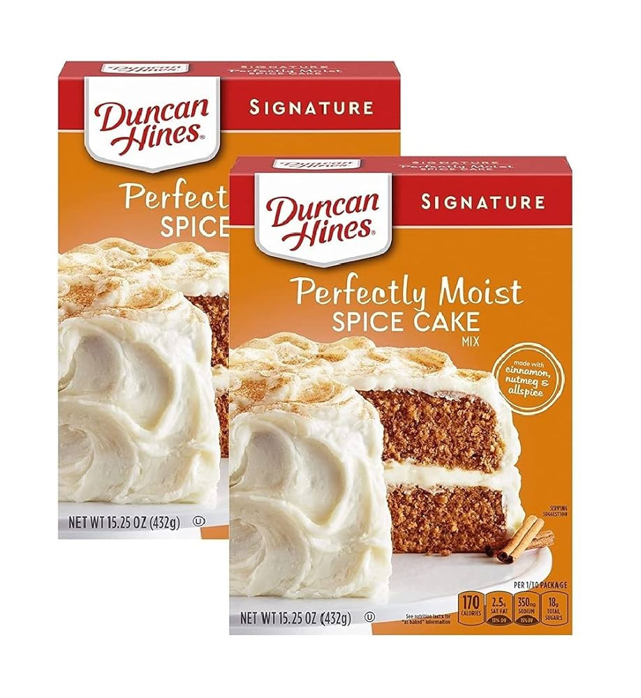 Duncan Hines Signature Spice Cake Mix 15.25 oz (pack of 2) | Amazon (US)