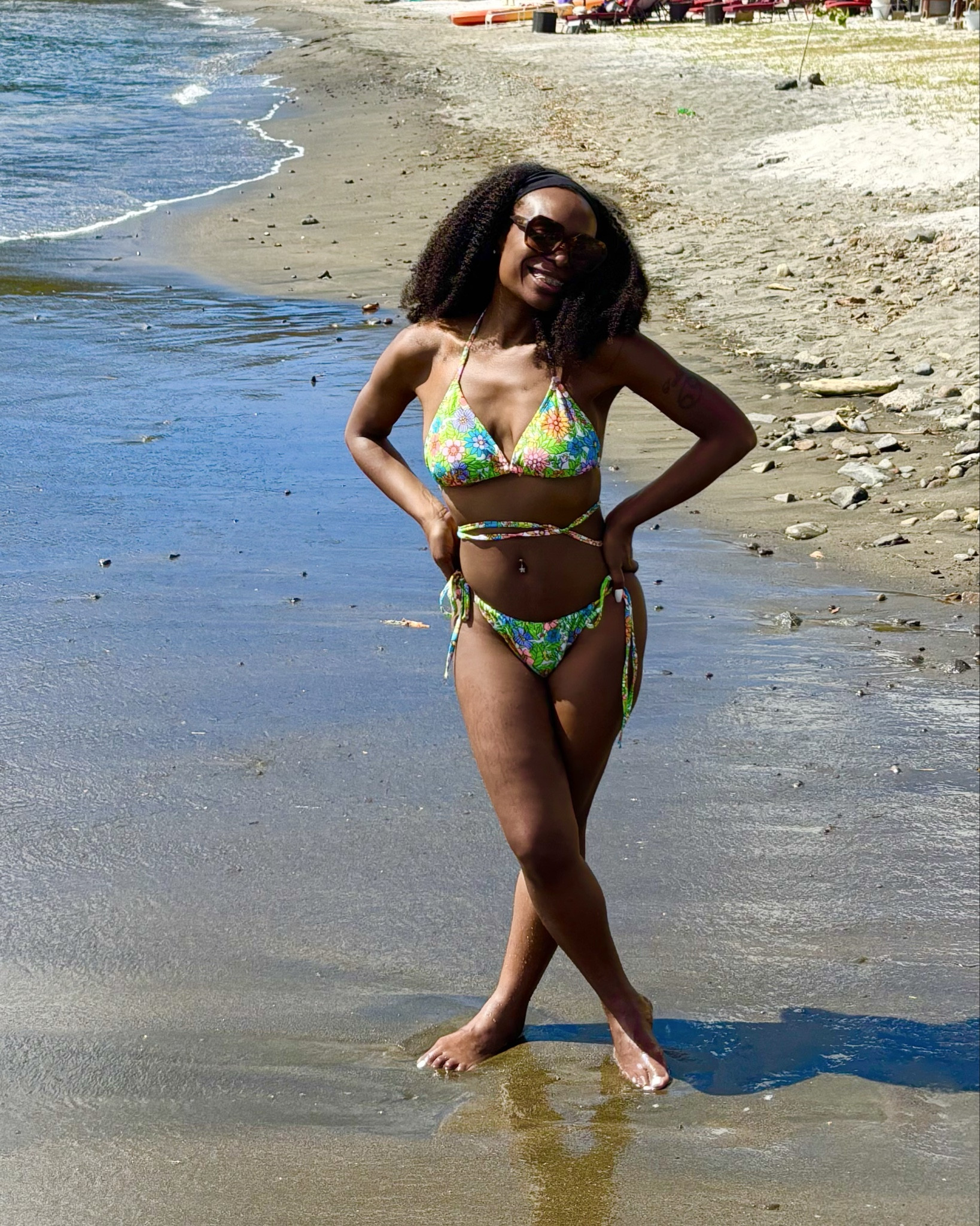 Vibrant and colorful floral bikini. Perfect for a vibrant tropical beach vacation. 

#LTKTravel #LTKPetite #LTKSwim