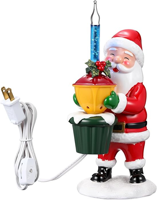 WILLBOND 7 Inch Christmas Bubble Light Santa Bubble Night Light with Long Cord for Tabletop Holid... | Amazon (US)