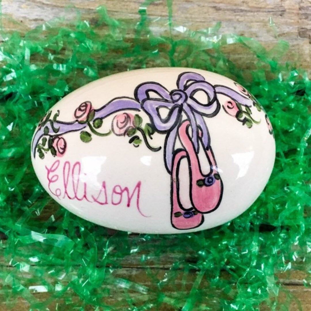 Ballet Egg - Personalized Ceramic Easter Eggs - Etsy | Etsy (US)