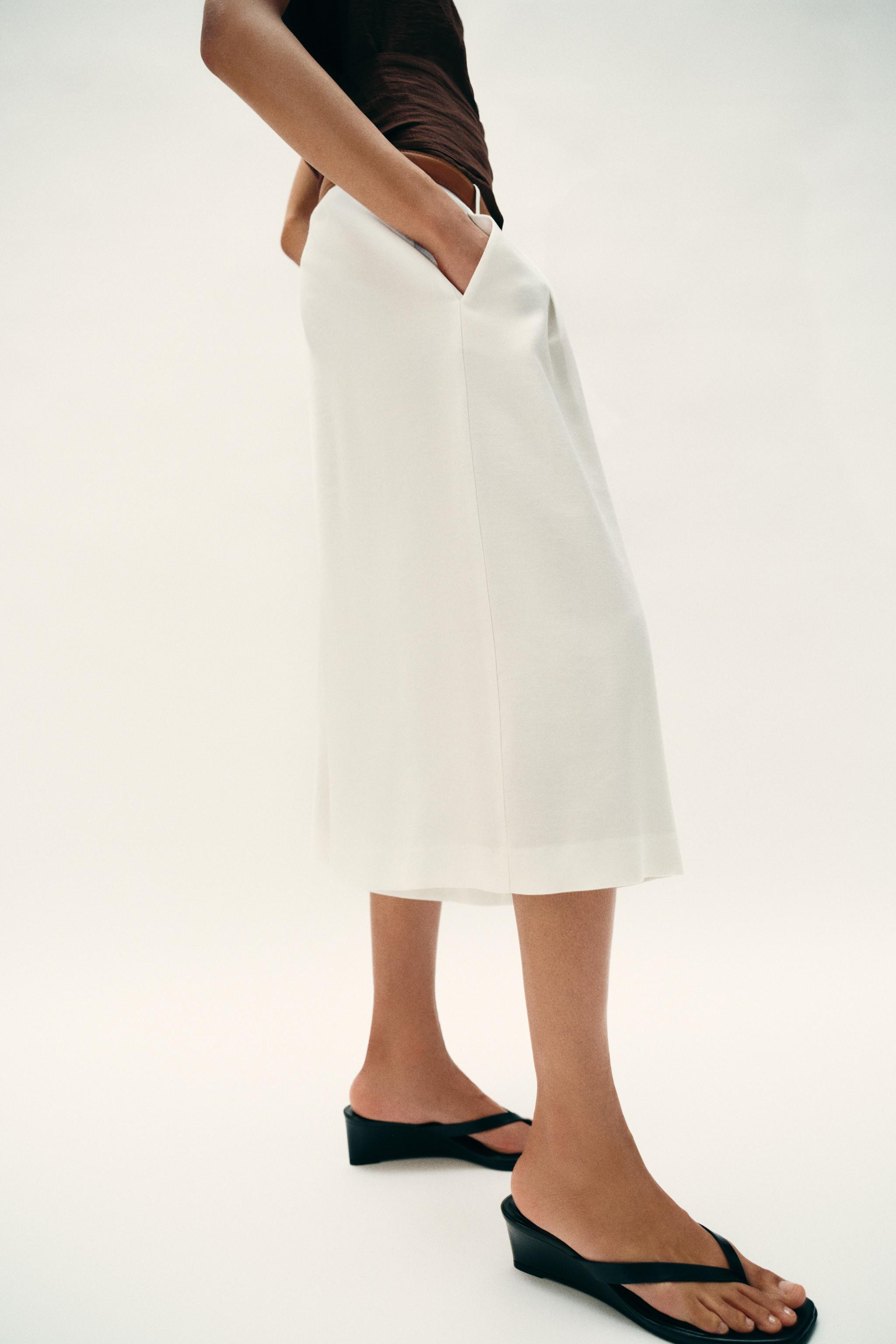 LONG BERMUDA SHORTS WITH BELT | Zara UK