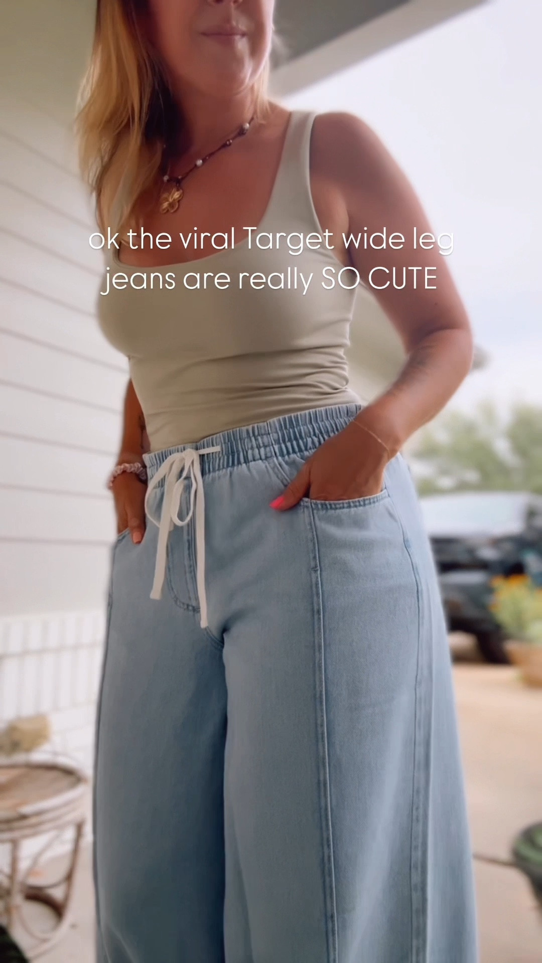 These jeans are everything + the perfect tank for every outfit 🎯

#LTKStyleTip