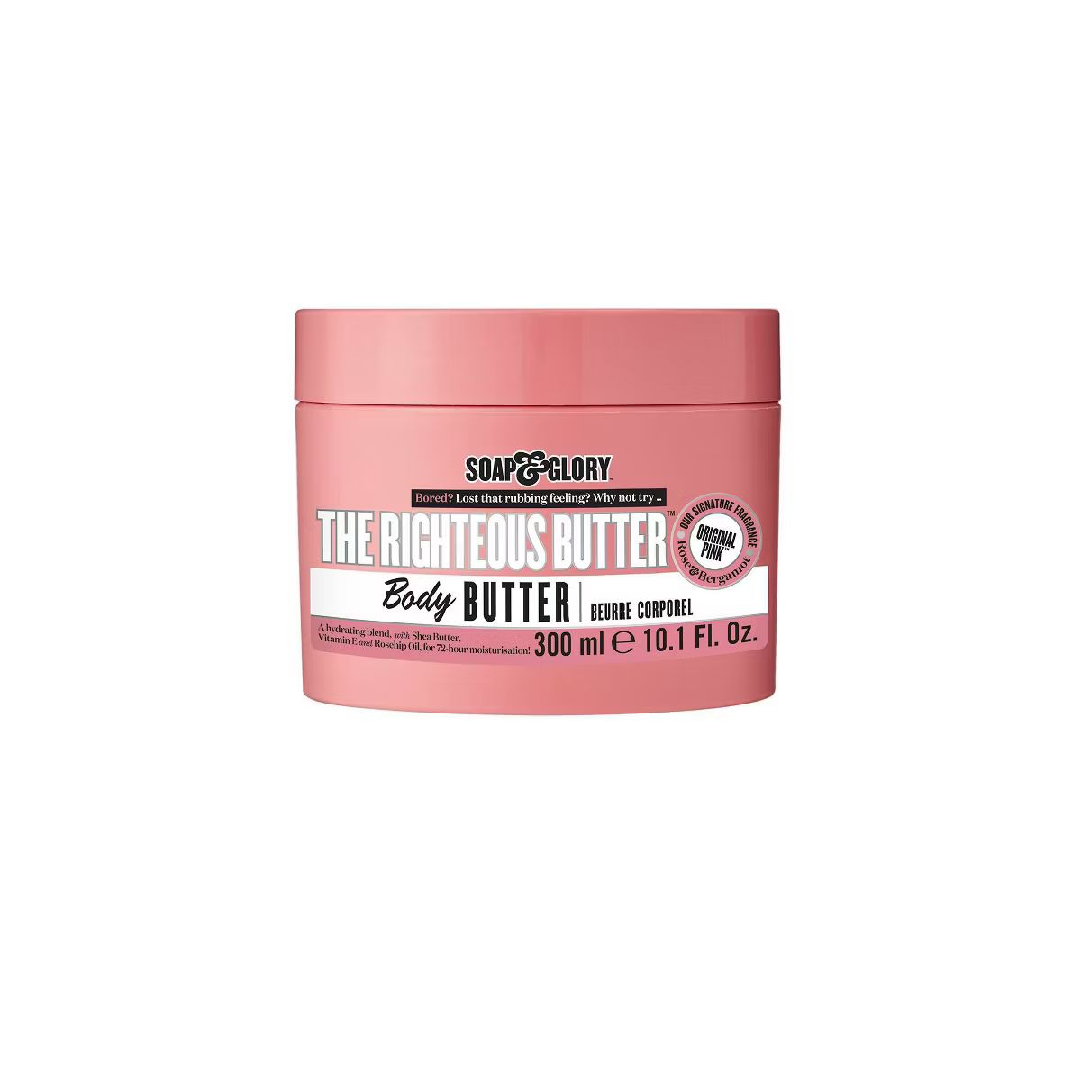 Soap & Glory The Righteous Butter Moisturizing Body Butter - Original Pink Scent - 10.1 fl oz | Target