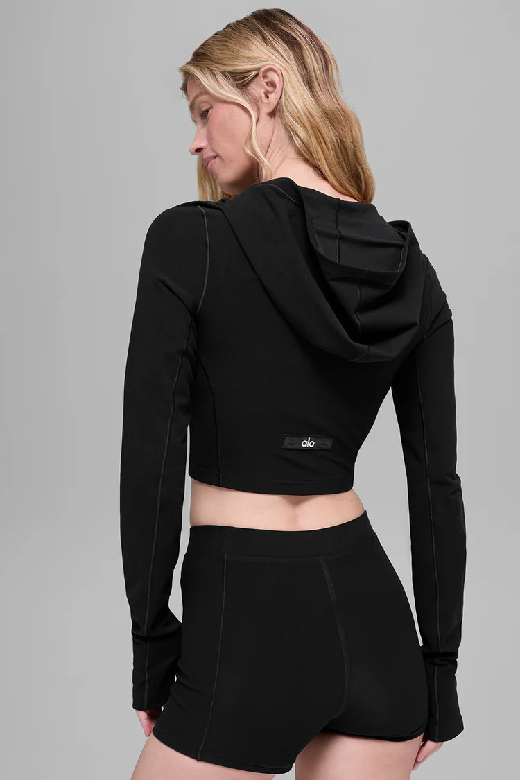 Alosoft Sincere Fitted Jacket - Navy | Alo Yoga
