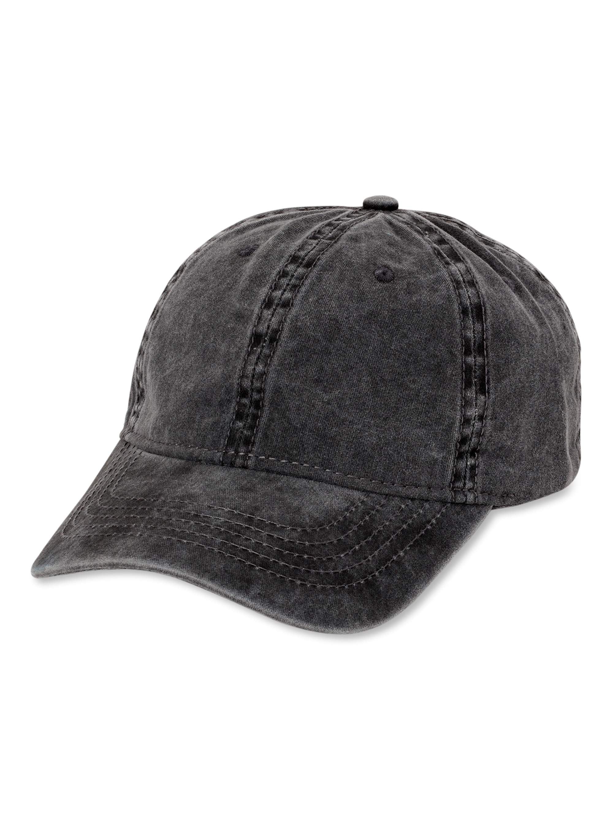 Time and Tru Solid Washed Baseball Cap | Walmart (US)