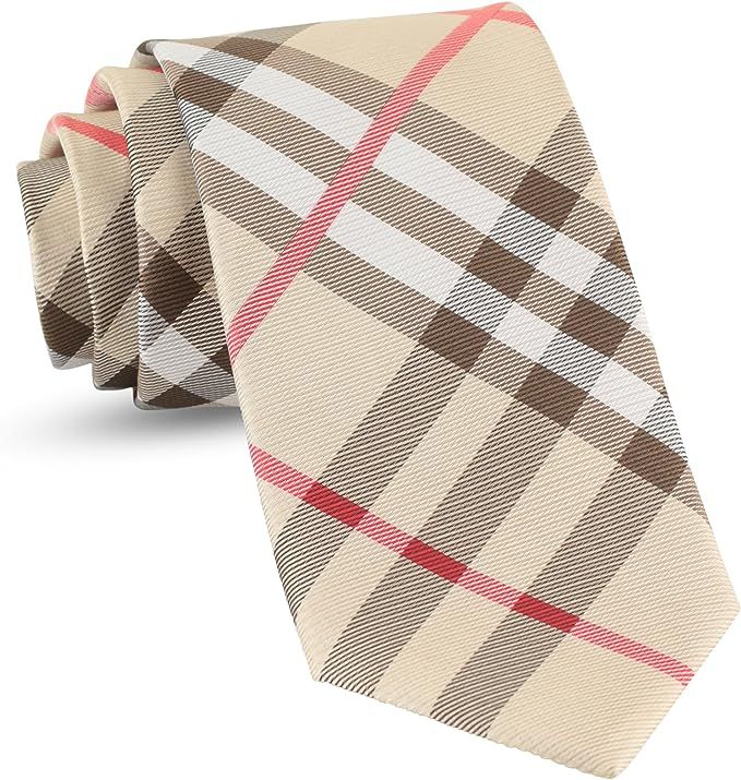 Luther Pike Seattle Handmade Plaid Ties For Men Woven Gingham Mens: Tie & Necktie, Neckties Weddi... | Amazon (US)