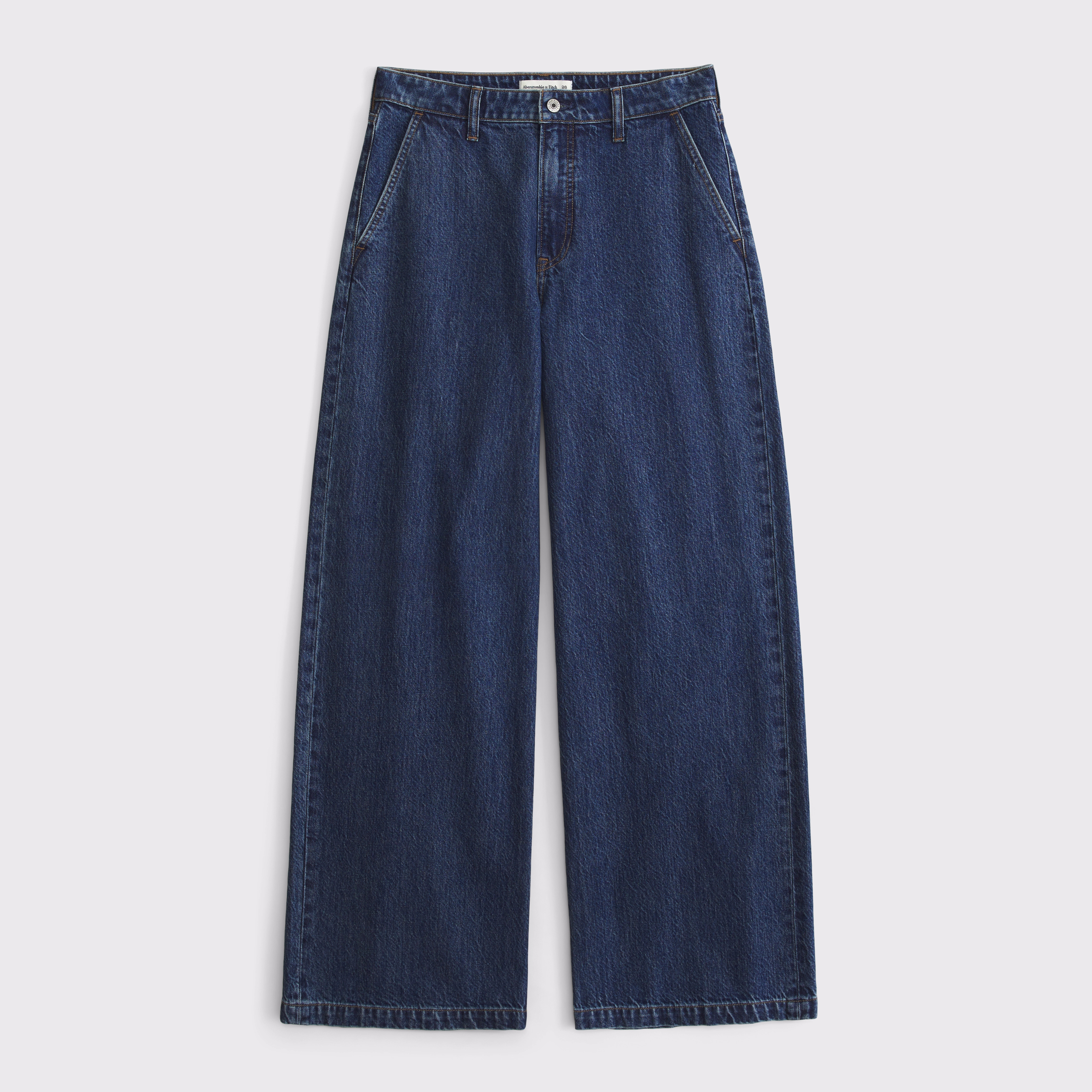 High Rise Wide Leg Jean | Abercrombie & Fitch (US)