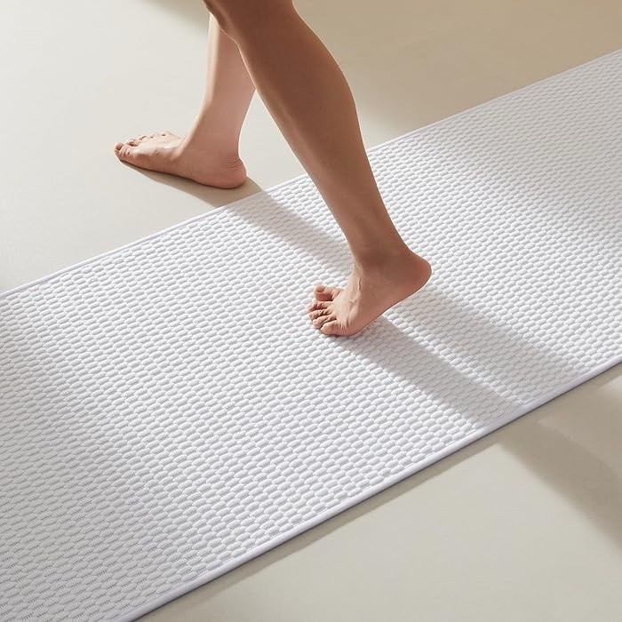 Our new bath runner from Amazon 🤍

#LTKHome #LTKmomlife #LTKdayinmylife