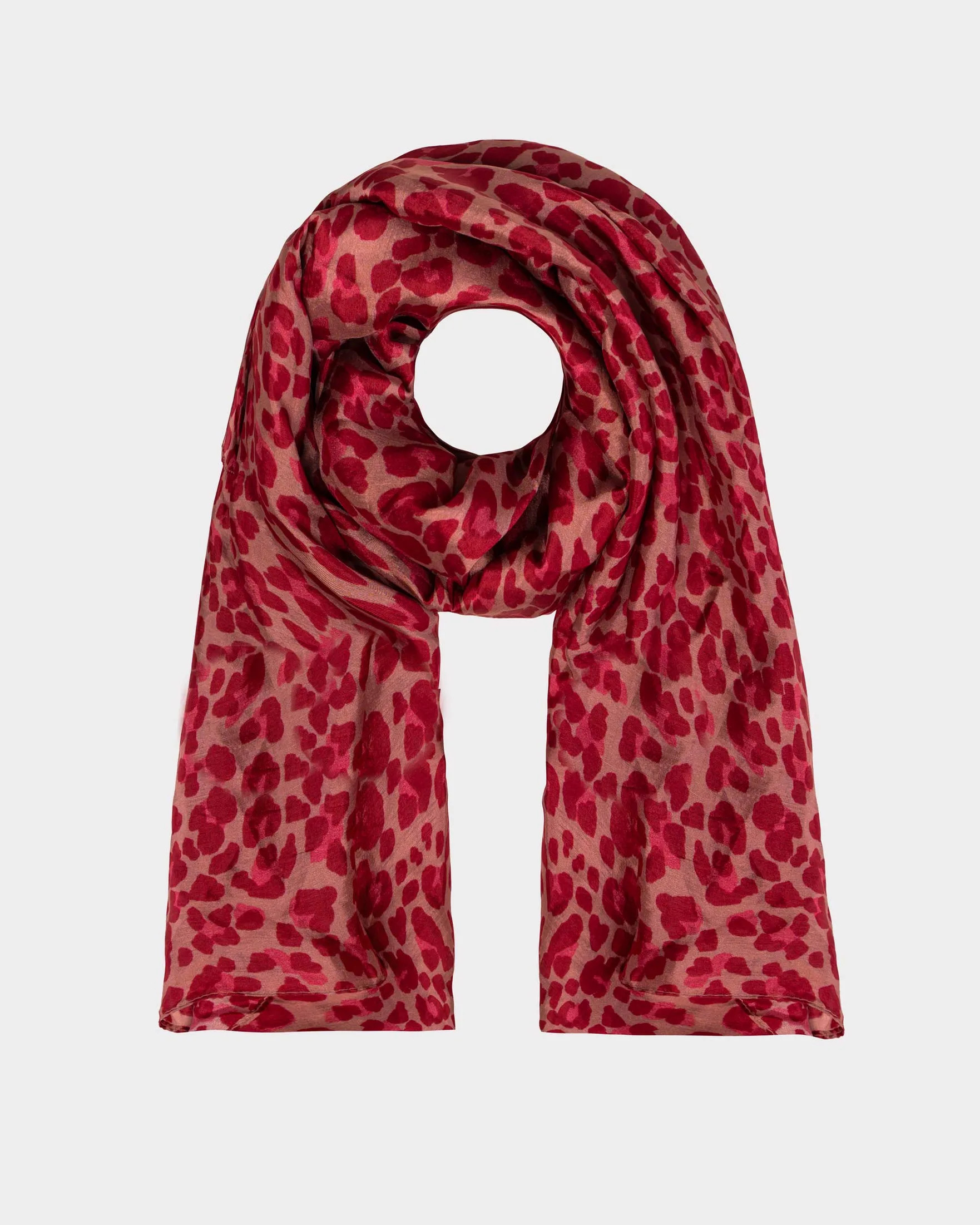 Sylvie Leopard Square Silk Scarf | Kettlewell Colours
