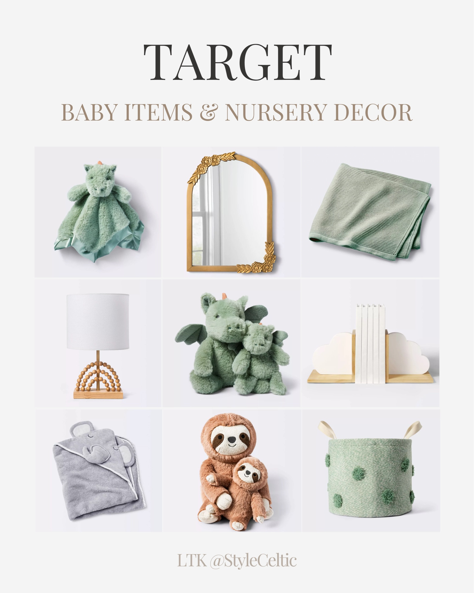 New Target Nursery Decor, Storage Baskets, and Baby Accessories ✨
.
.
Target finds, baby essentials, baby clothes, nursery decor, nursery essentials, sage green nursery, dragon baby toys, dragon nursery decor, neutral baby nursery, changing table, storage baskets, strollers, rattan baskets, baby baskets, baby shower gifts, nursery lamps, cribs, aesthetic nursery, baby blankets, baby toys, koala nursery, baby outfits, baby Easter outfits, Easter bunny, Easter basket, new baby, baby rocker, neutral baby, gender neutral, Dino outfit, dinosaur baby theme, beige baby items, baby room, baby bedroom, beige slippers, beige baby outfits, woven basket, straw baskets, mini baskets, stuffed animals, bunny decor, baby spring items, sloth baby stuffed animals

#LTKhome #LTKbaby #LTKfamily