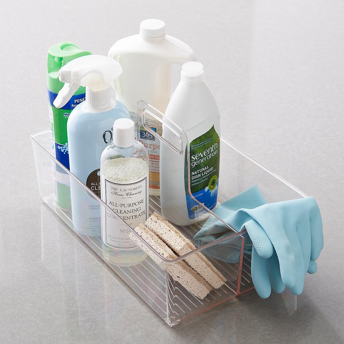 iDesign Linus Large Divided Tote | The Container Store