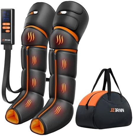 Leg Massager with Heat and Compression : Foot and Calf Massager for Circulation and Pain Relief, ... | Amazon (US)