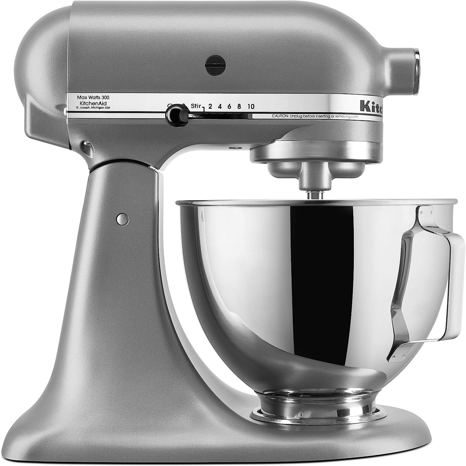 KitchenAid® Deluxe 4.5 Quart Tilt-Head Stand Mixer, Silver, KSM97 | Walmart (US)