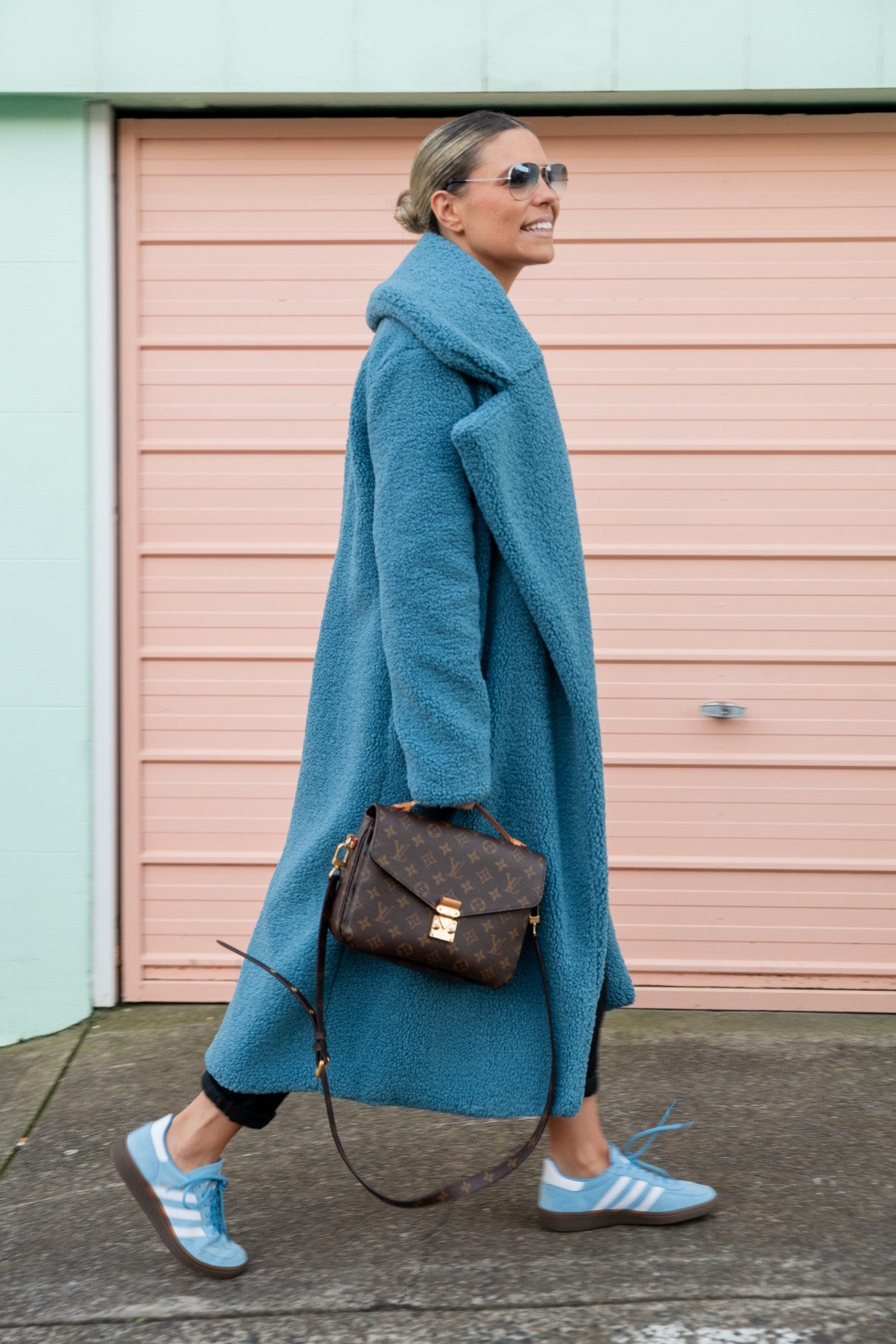 Effortlessly cool in a blue coat and sneakers. Perfect blend of style and comfort for any day out! 

#LTKwinter #LTKshoes #LTKaustralia