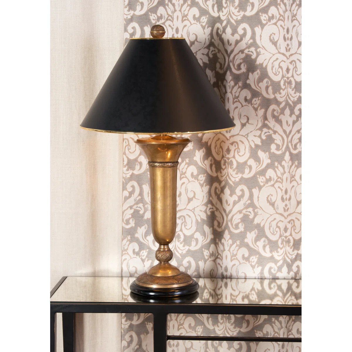 Heritage 31" Hand Rubbed Patina Table Lamp | Wayfair North America