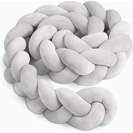 Sunyrisy Cushion Soft Knot Pillow, Handmade Braided Cushion Decor for Sofa Bedroom Playrooom, Multi- | Amazon (US)