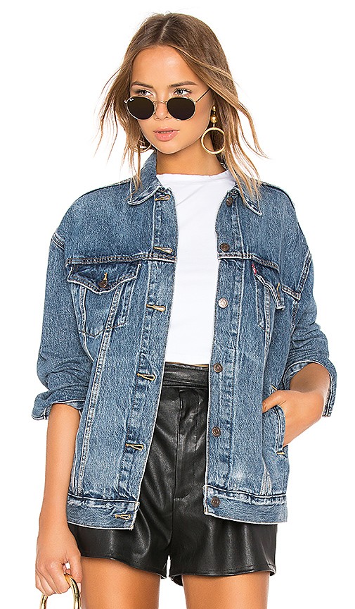 Baggy Trucker Jacket in Bust A Move | Revolve Clothing (Global)