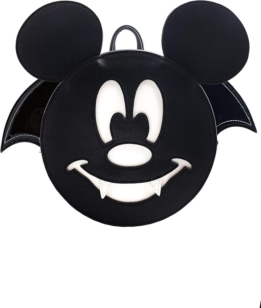 Loungefly Disney Mickey Mouse Mickey Bat Halloween Convertible Mini Backpack Purse | Amazon (US)