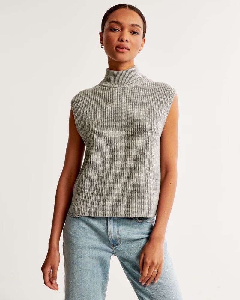 Sleeveless Turtleneck Sweater | Abercrombie & Fitch (US)