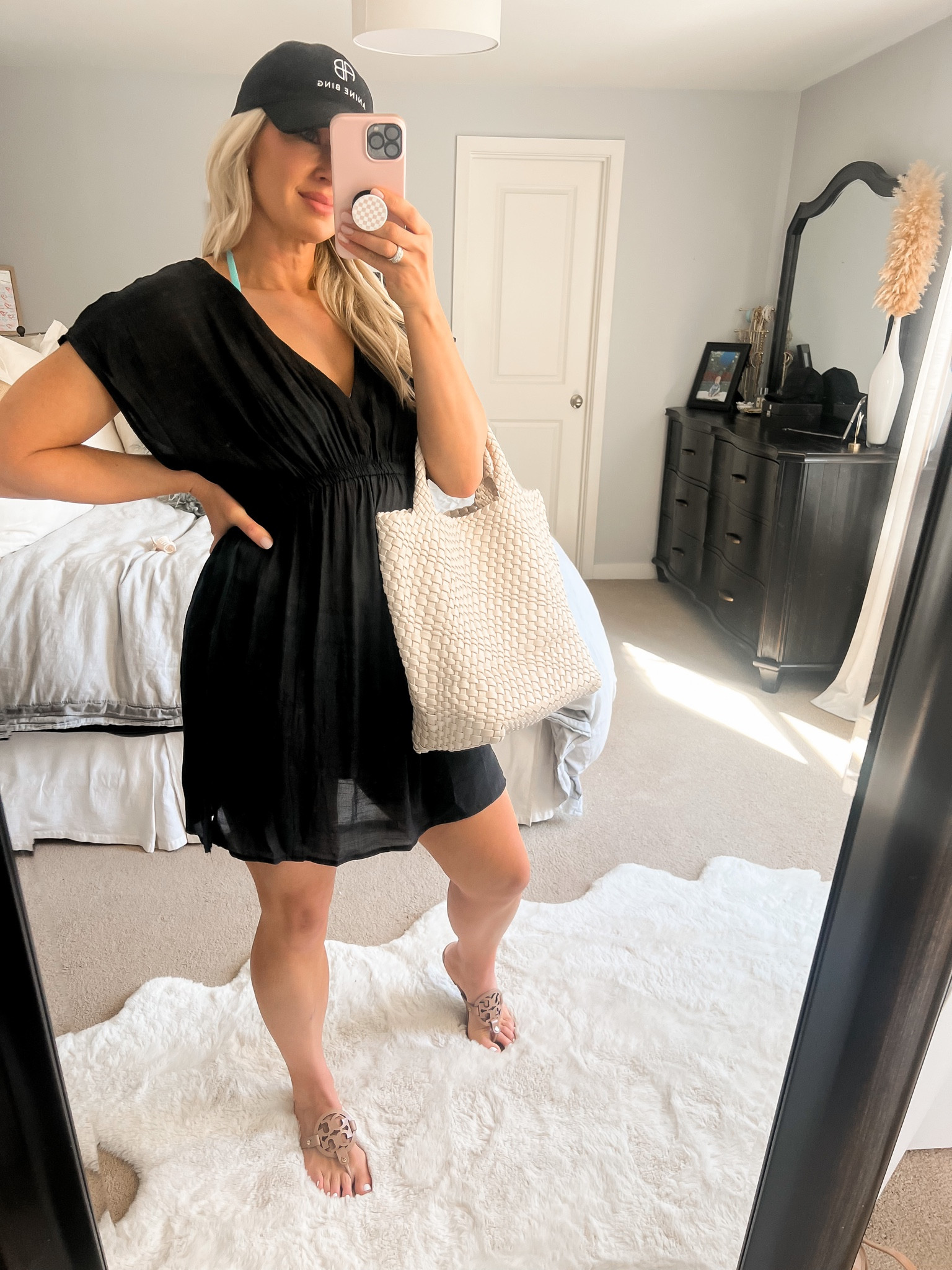 Black swim cover (size up if in between)
Cupshe 
Weave tote bag perfect for the pool
Sandals (size up 1/2 size)
Swim looks
Vacation looks 

#LTKtravel #LTKswim #LTKstyletip