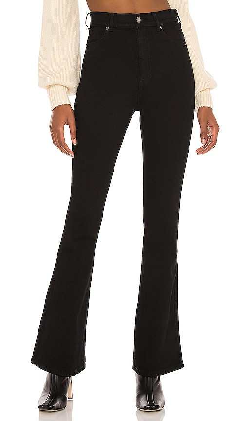 Dr. Denim Moxy Flare Jeans in Black. - size M | Revolve Clothing (Global)